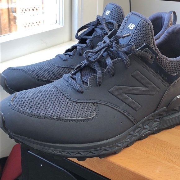 new balance 574 sport navy blue